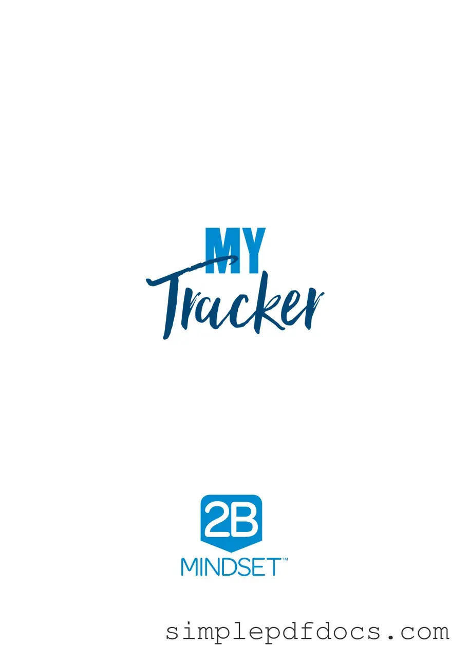 Fill Your 2B Mindset Tracker Form