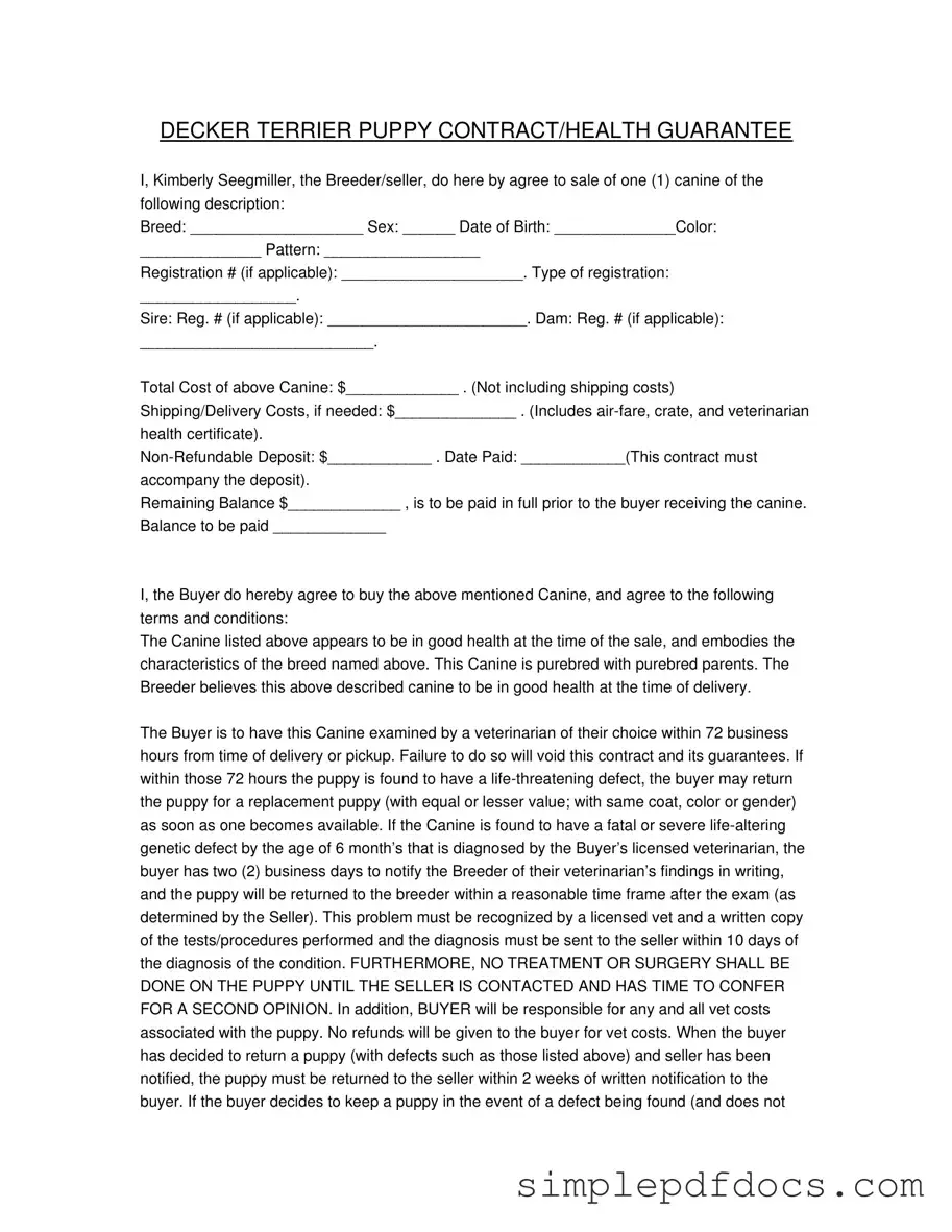 Fill Your Health Guarantee Form