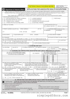 Fill Your VA 10-2850c Form