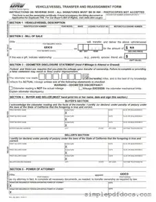 Fill Your California Fotm Reg 262 Form