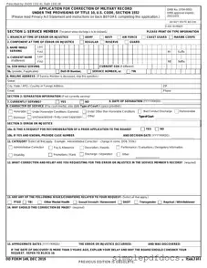 Fill Your DD 149 Form