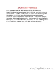 Fill Your IRS 1095-A Form