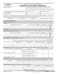 Fill Your IRS 433-F Form