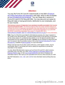 Fill Your IRS W-3 Form