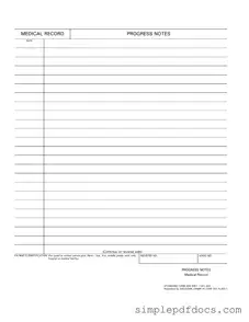 Fill Your Progress Notes Form