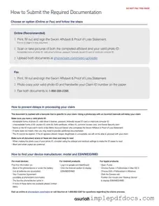 Fill Your Asurion F-017-08 MEN Form