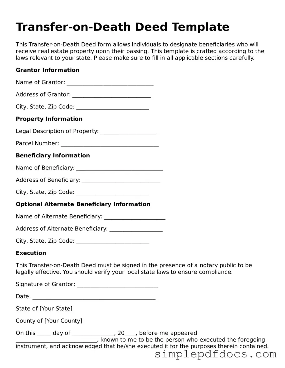 Attorney-Approved Transfer-on-Death Deed Form